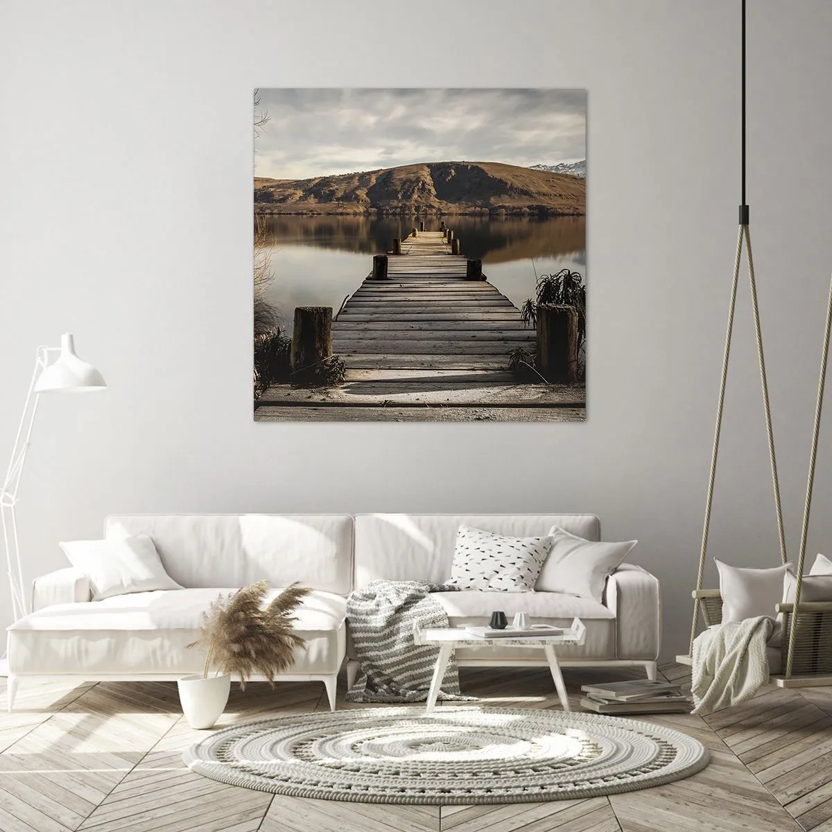 Quadro su tela - Stampe su Tela - Paesaggio nel silenzio - 40x40 cm