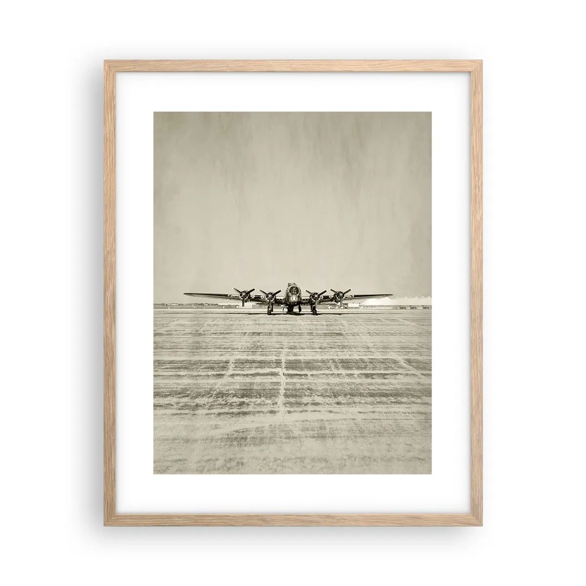 Poster in cornice rovere chiaro - Pronto come sempre - 40x50 cm