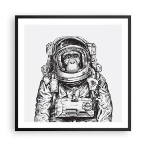 Poster in cornice nera - Evoluzione alternativa - 60x60 cm