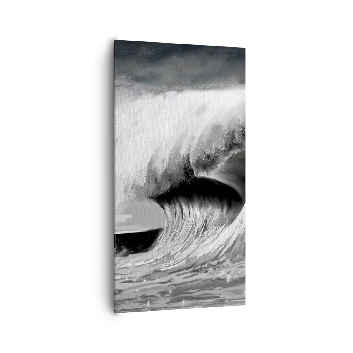 Quadro su tela - Stampe su Tela - La furia dell'oceano - 65x120 cm