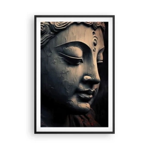 Poster in cornice nera - In armonia con il mondo - 61x91 cm