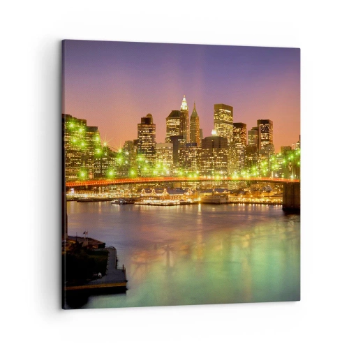 Quadro su tela - Stampe su Tela - Qui la luce non si spegne mai - 50x50 cm