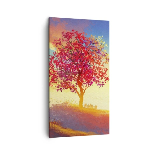 Quadro su tela - Stampe su Tela - Pellegrino alla meta - 45x80 cm