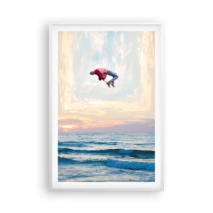 Poster in cornice bianca - In un'altra dimensione - 61x91 cm