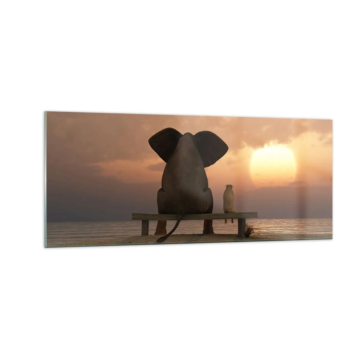 Quadro su vetro - A volte bisogna tacere - 100x40 cm