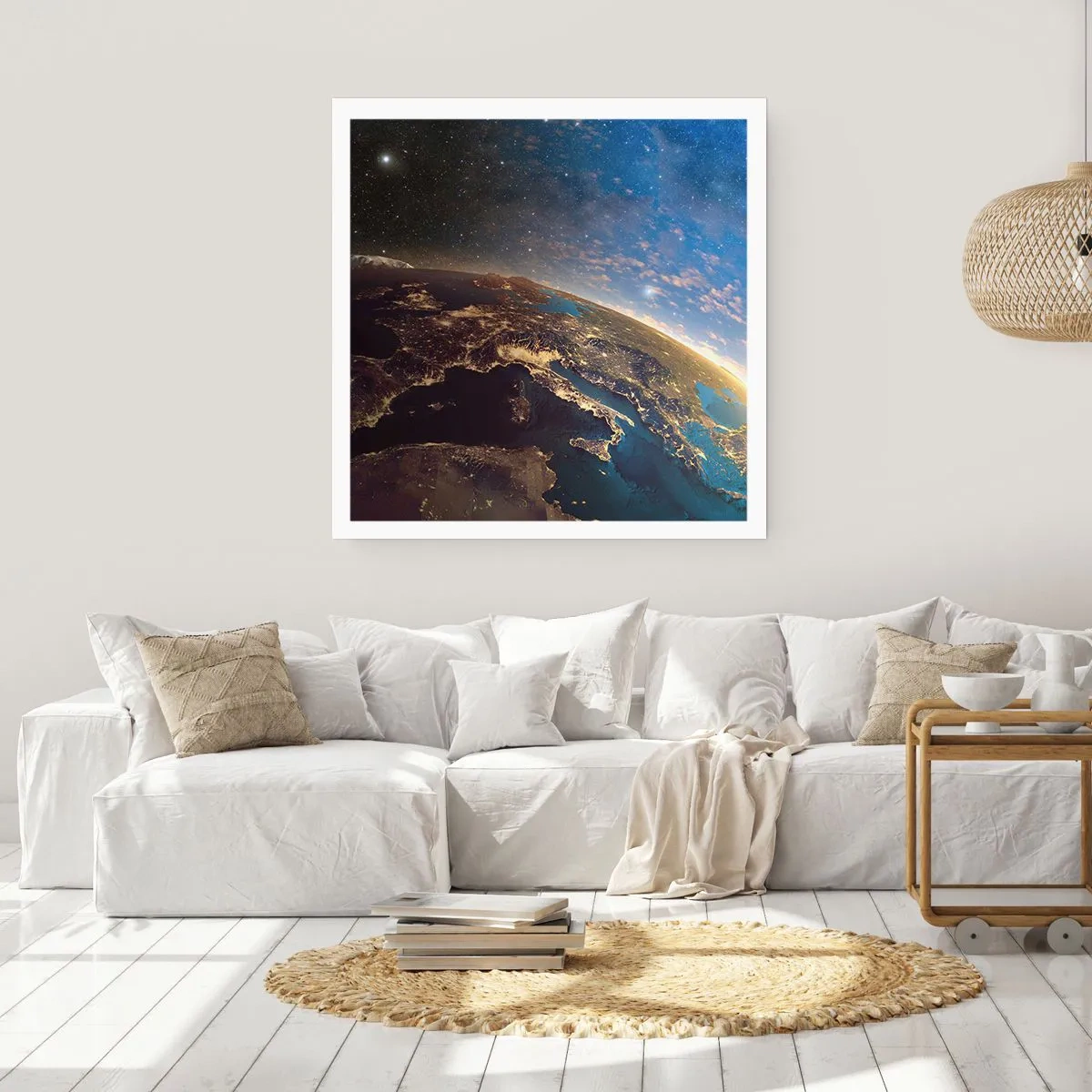 Poster - Guardiamoci da lontano - 50x50 cm