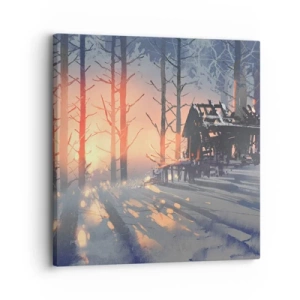 Quadro su tela - Stampe su Tela - Qui solamente il sole osserva - 30x30 cm