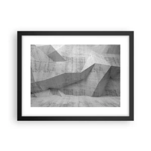 Poster in cornice nera - Una vera sfida - 40x30 cm