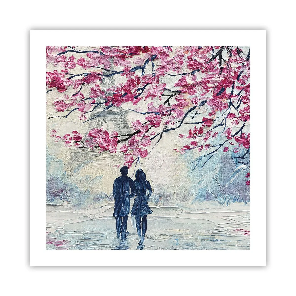 Poster - Passeggiata romantica - 50x50 cm