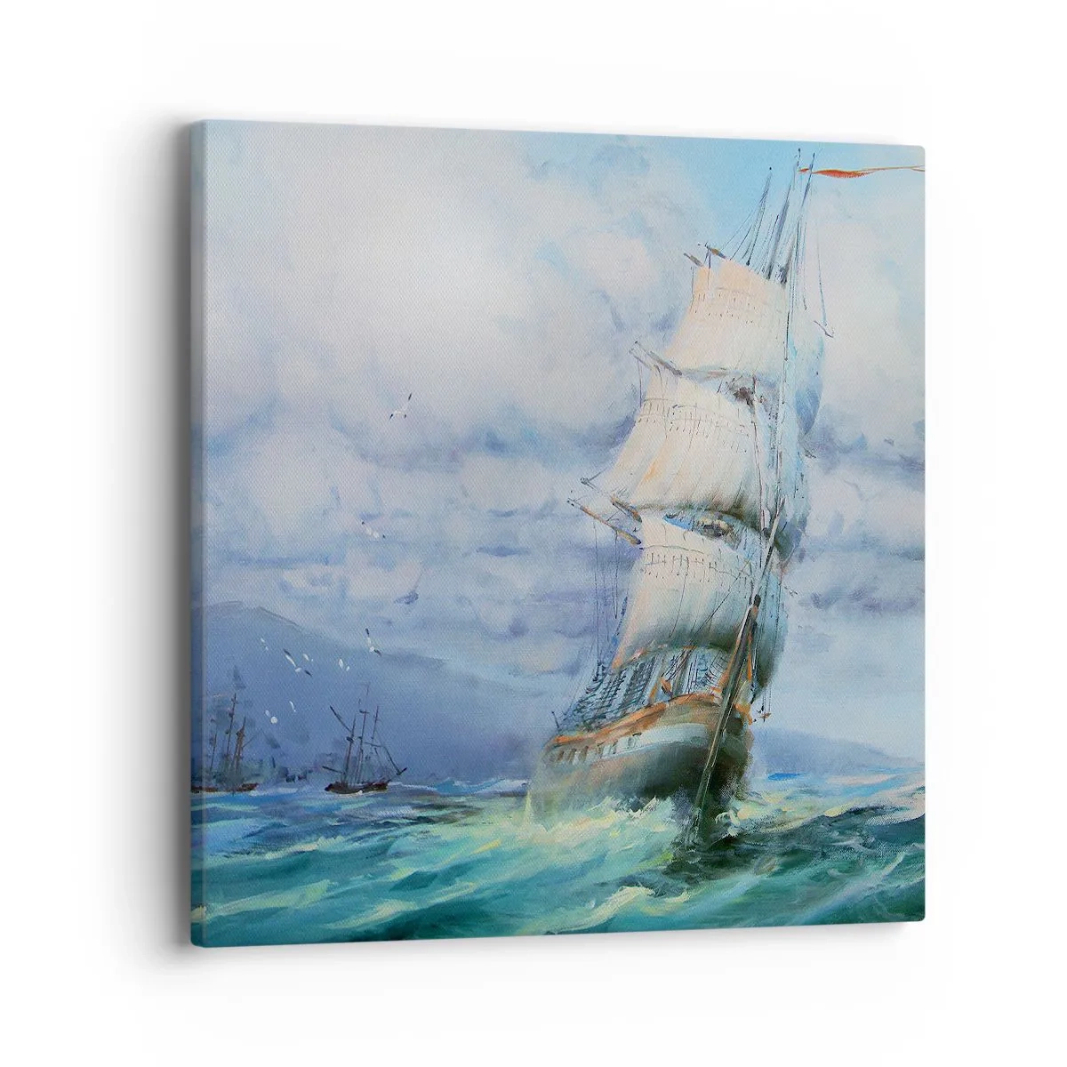 Quadro su tela - Stampe su Tela - Con il vento in favore - 40x40 cm