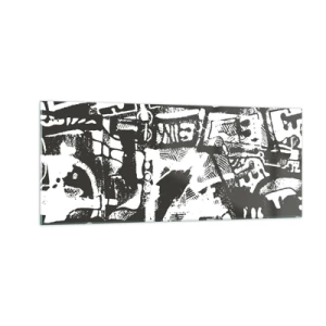 Quadro su vetro - Ordine o caos? - 100x40 cm