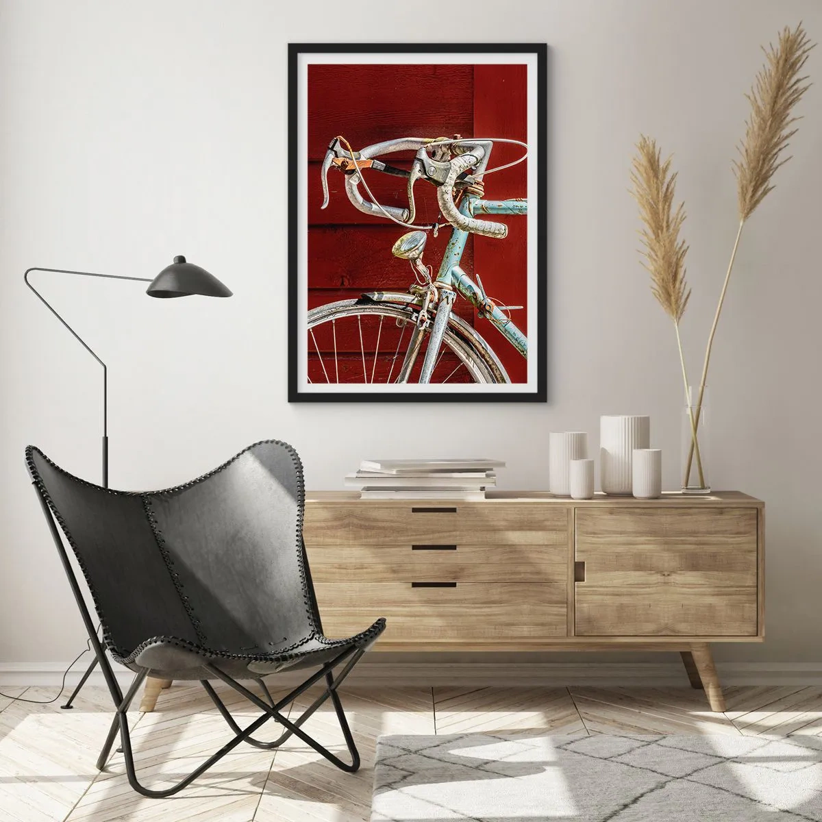 Poster in cornice nera - Creata per la vittoria - 40x50 cm