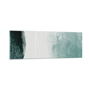 Quadro su vetro - Incontro con la nebbia - 90x30 cm