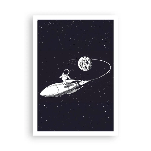 Poster - Surfista spaziale - 70x100 cm
