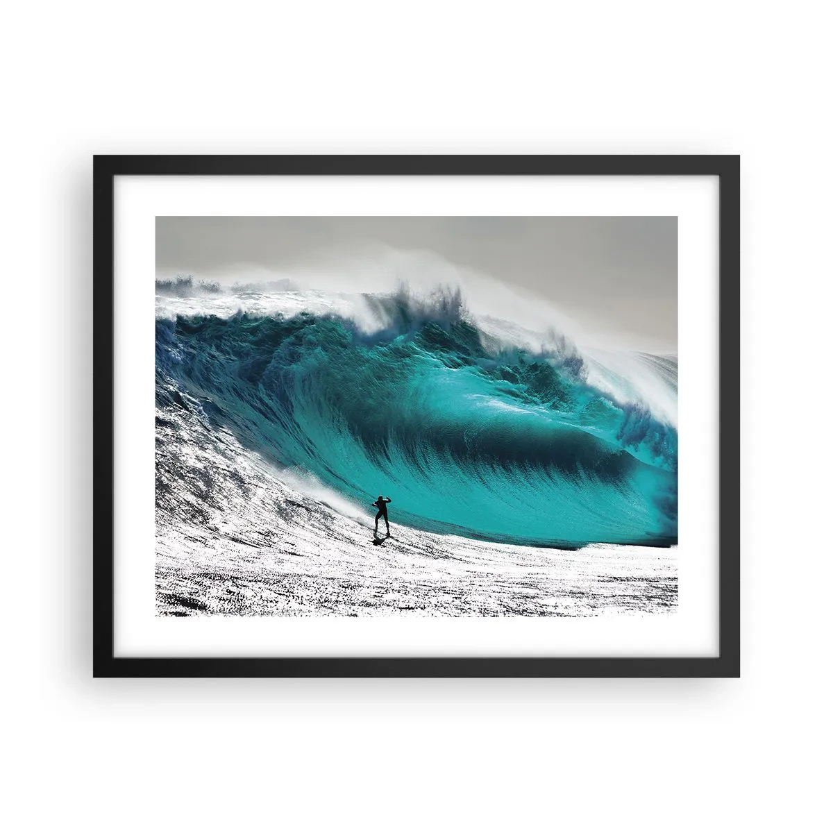 Poster in cornice nera - Sfida accettata - 50x40 cm