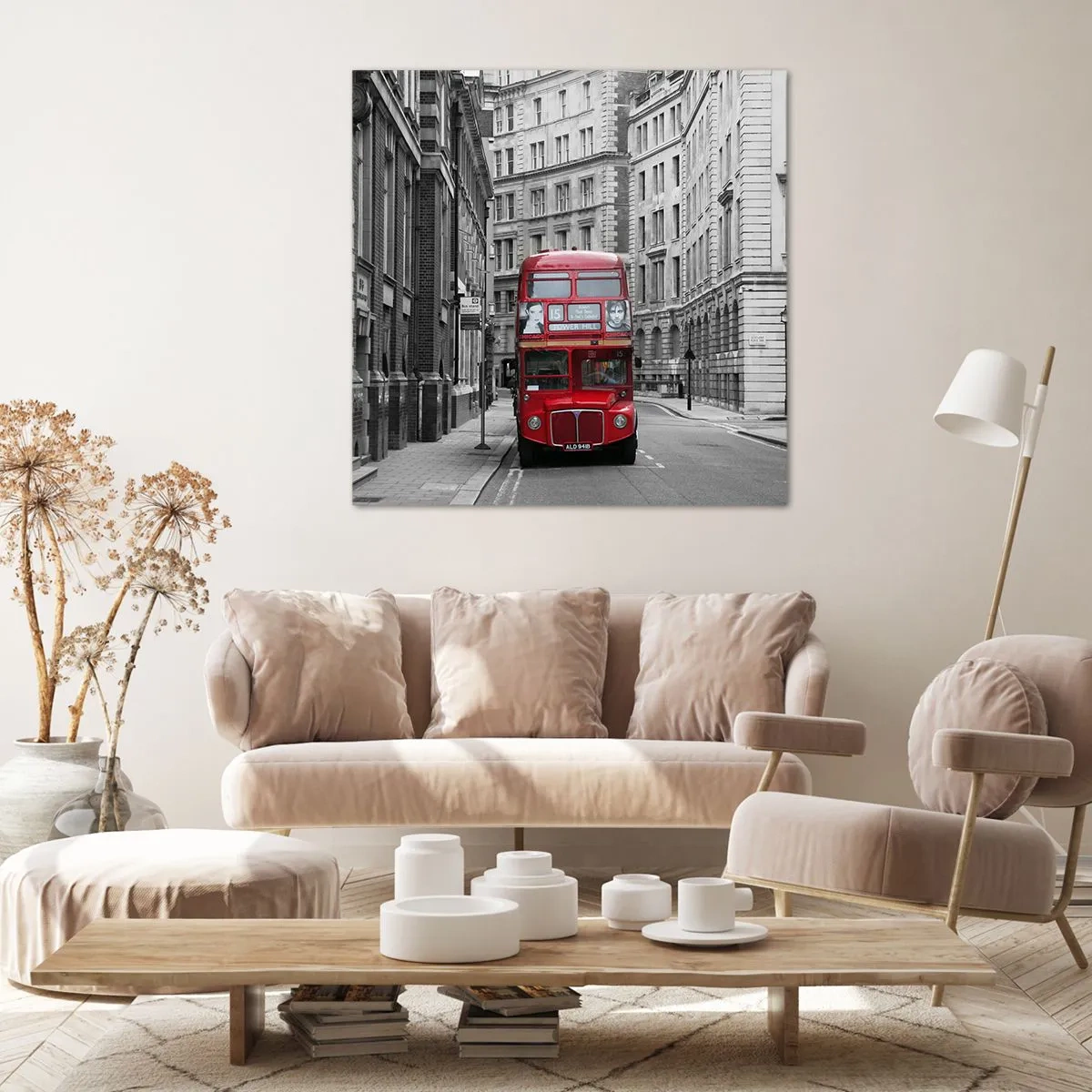 Quadro su tela - Stampe su Tela - Il quotidiano non deve essere grigio - 70x70 cm