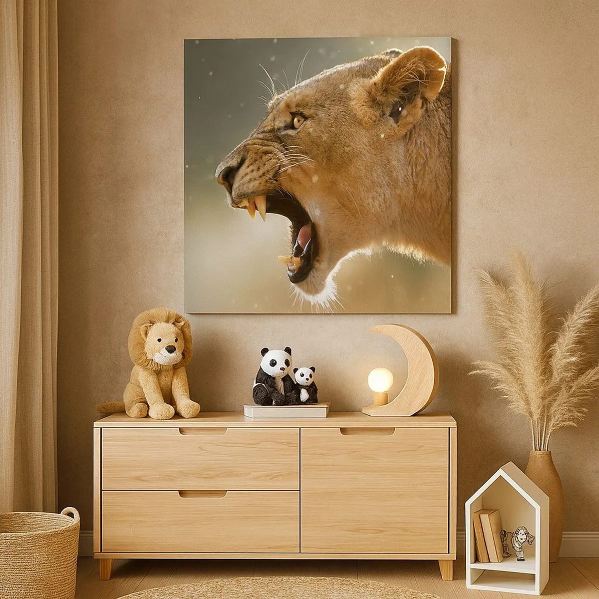 Quadro su tela - Stampe su Tela - Prova a non ascoltare - 30x30 cm