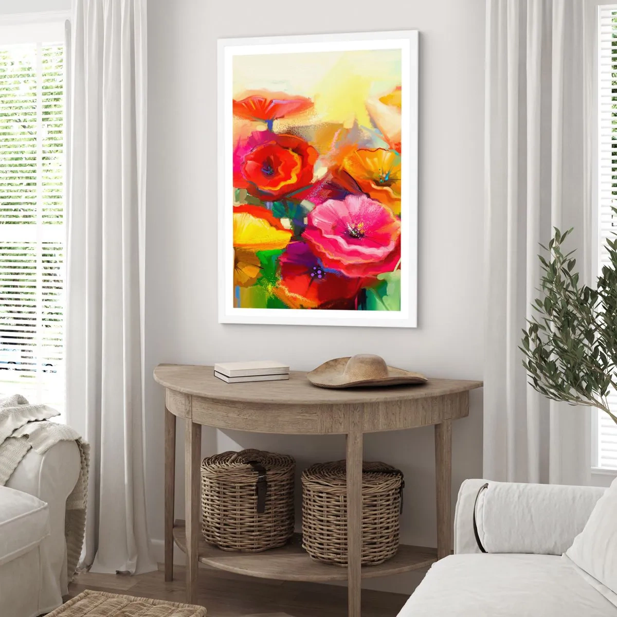 Poster in cornice bianca - Non solo rossi - 30x40 cm