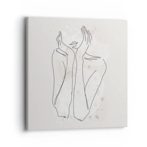 Quadro su tela - Stampe su Tela - Attimo sognante - 40x40 cm