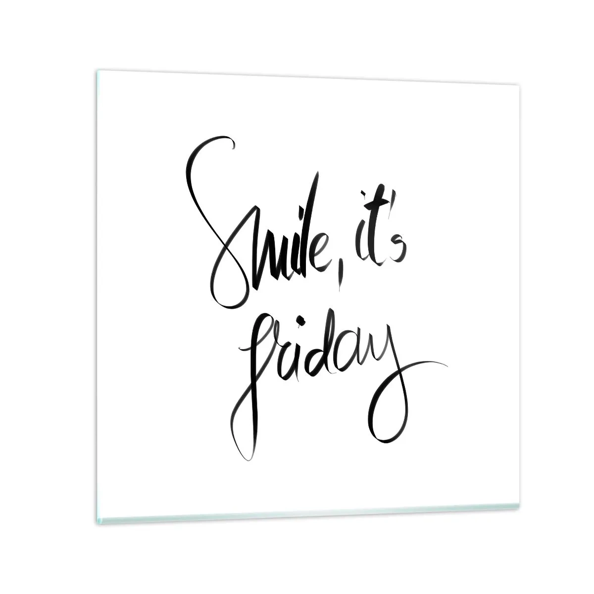 Quadro su vetro - Vera gioia - 40x40 cm