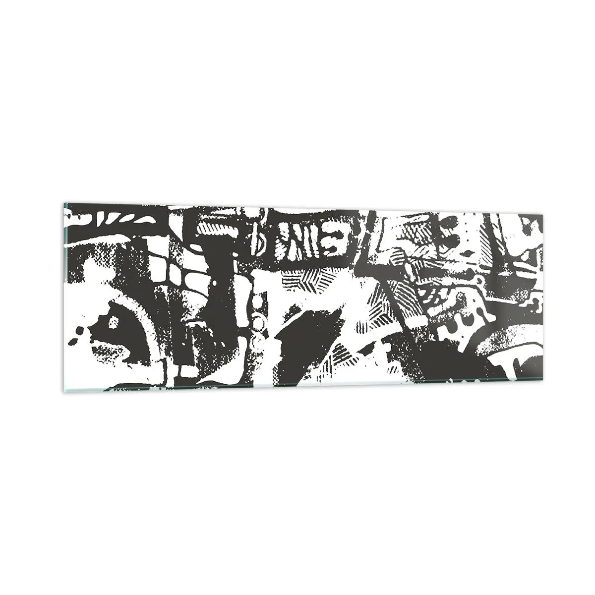 Quadro su vetro - Ordine o caos? - 90x30 cm