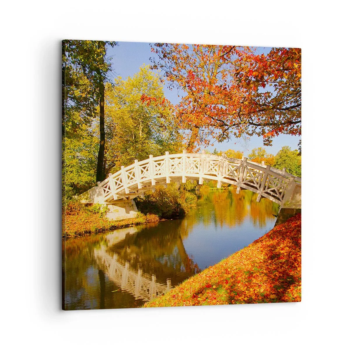 Quadro su tela - Stampe su Tela - Sul bianco ponticello dei sospiri - 50x50 cm