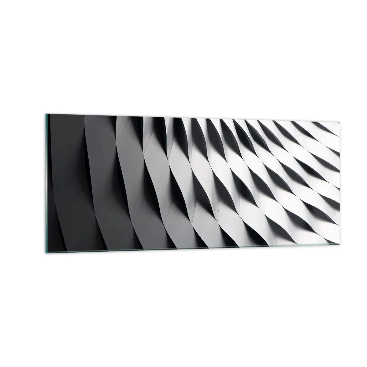 Quadro su vetro - Sulla cresta dell'onda - 100x40 cm