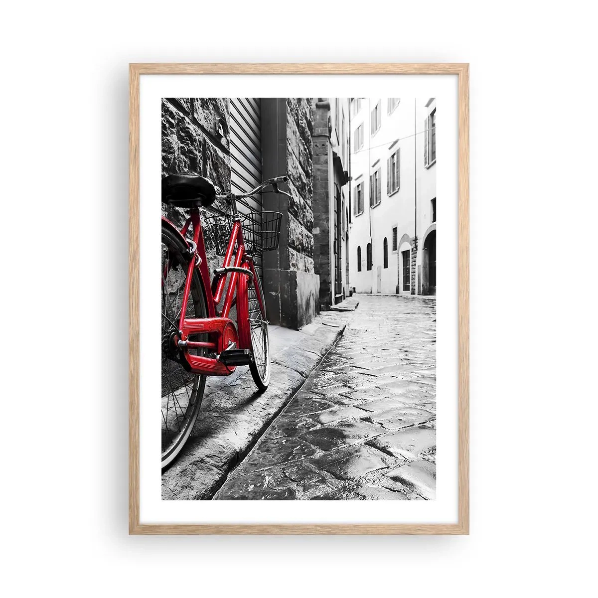 Poster in cornice rovere chiaro - La vera bellezza non invecchia - 50x70 cm