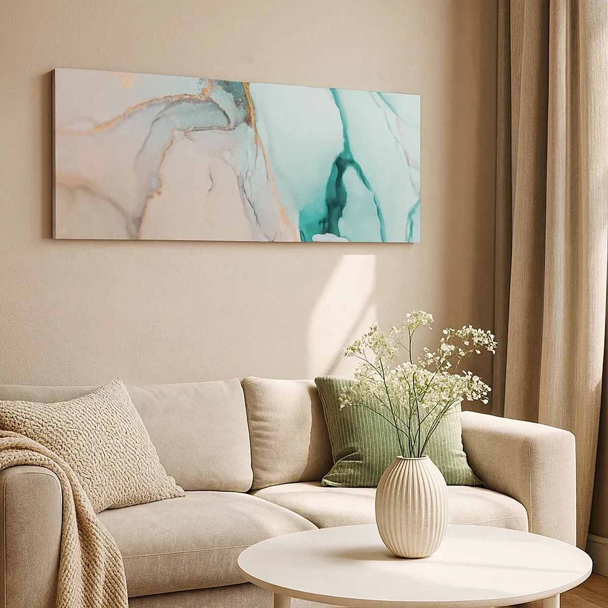 Quadro su tela - Stampe su Tela - Danza di forme e colori - 30x30 cm