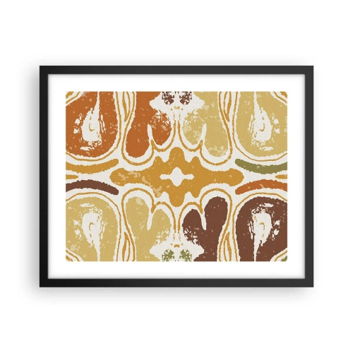 Poster in cornice nera - Astrazione sentimentale - 50x40 cm