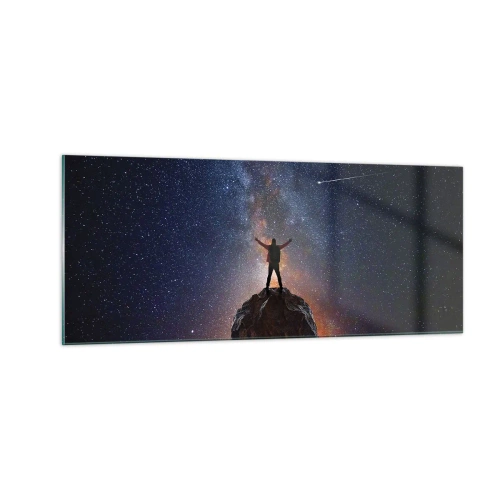 Quadro su vetro - La forza è con me! - 100x40 cm