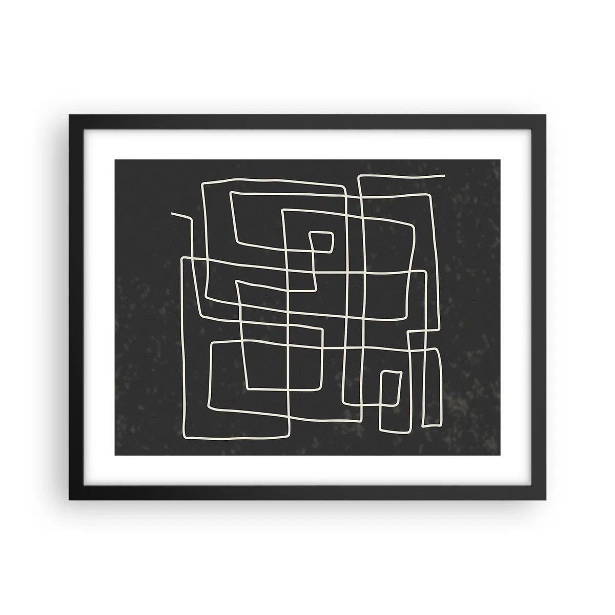 Poster in cornice nera - Non è così semplice - 50x40 cm