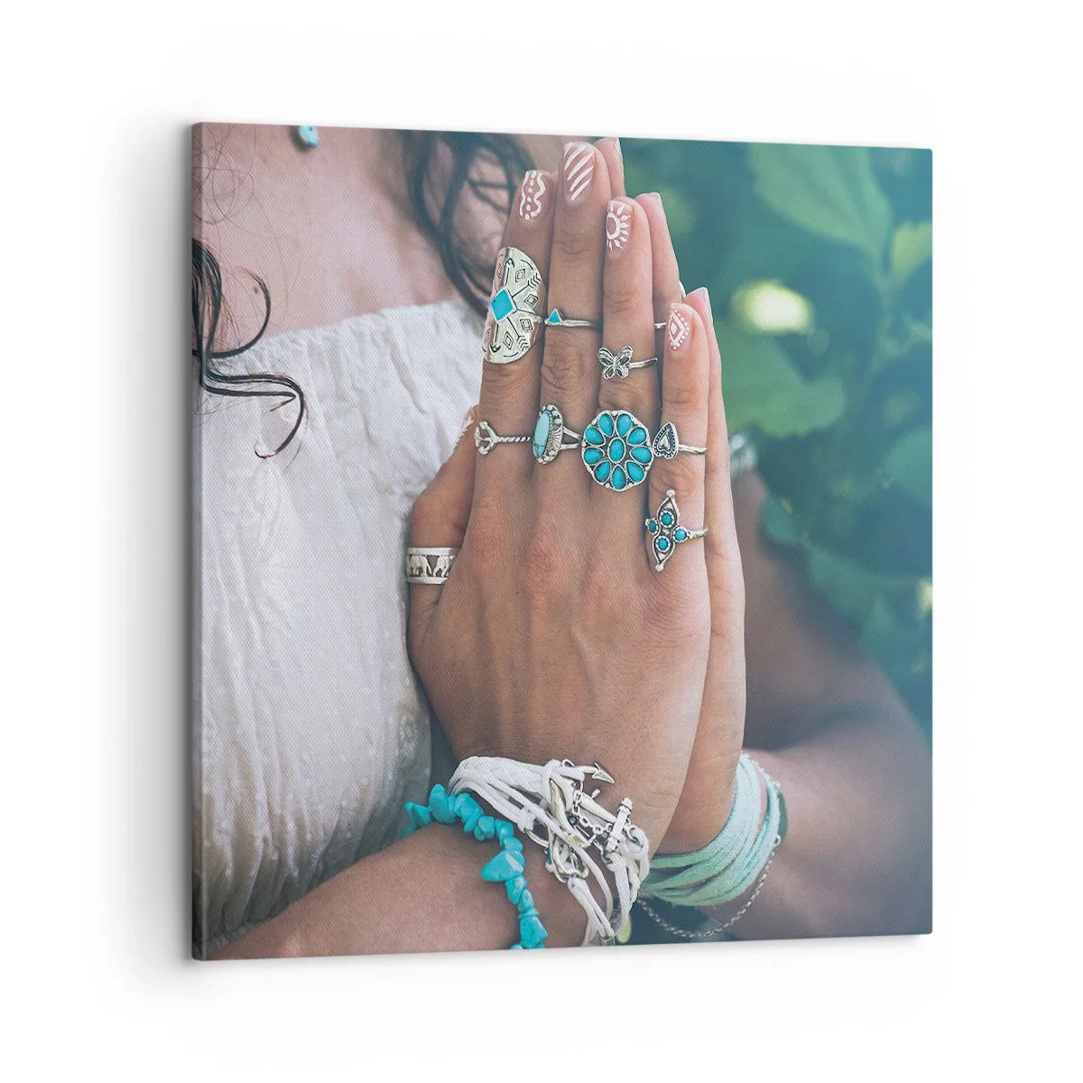 Quadro su tela - Stampe su Tela - Benvenuto al centro dell'essere - 60x60 cm