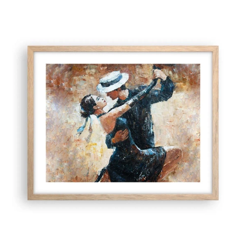Poster in cornice rovere chiaro - Alla Rodolfo Valentino - 50x40 cm