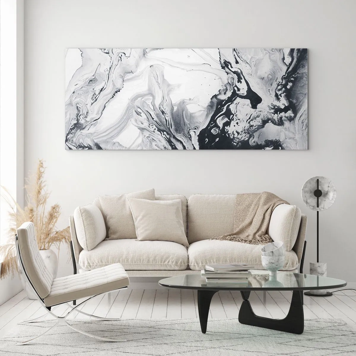 Quadro su vetro - Il centro della terra - 100x40 cm