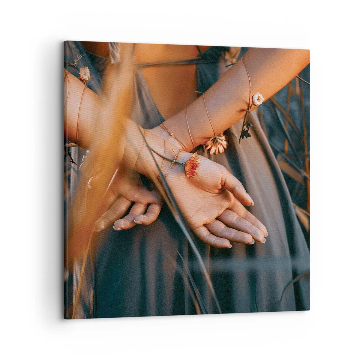 Quadro su tela - Stampe su Tela - Legata alla natura - 50x50 cm