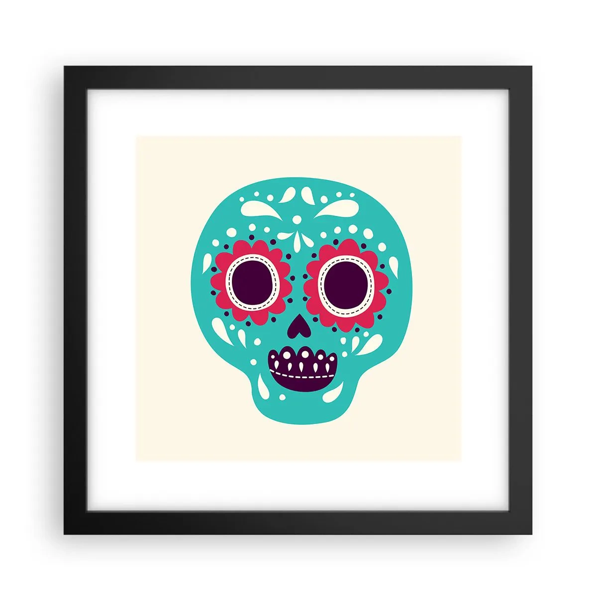Poster in cornice nera - Vita: un gioco fino alla morte - 30x30 cm