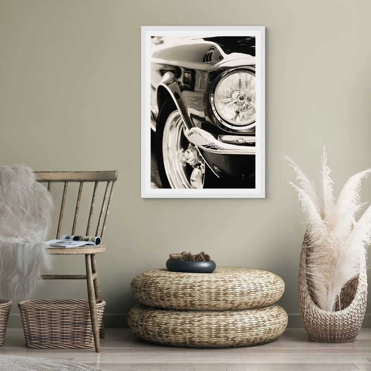 Poster in cornice bianca - Bellezza intramontabile - 30x40 cm