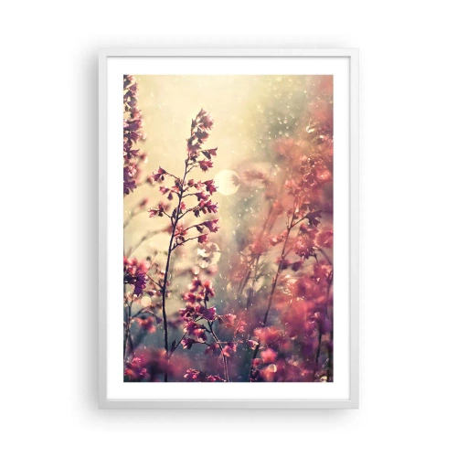 Poster in cornice bianca - Giardino misterioso - 50x70 cm
