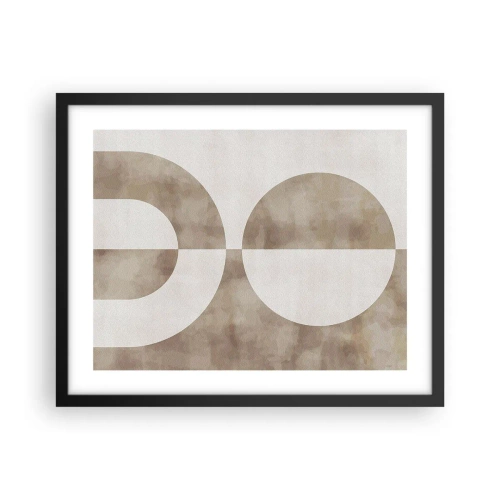 Poster in cornice nera - Analogie e differenze - 50x40 cm