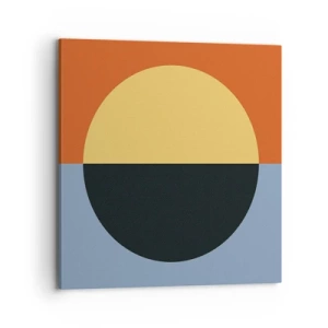 Quadro su tela - Stampe su Tela - Composizione di caldo e freddo - 70x70 cm