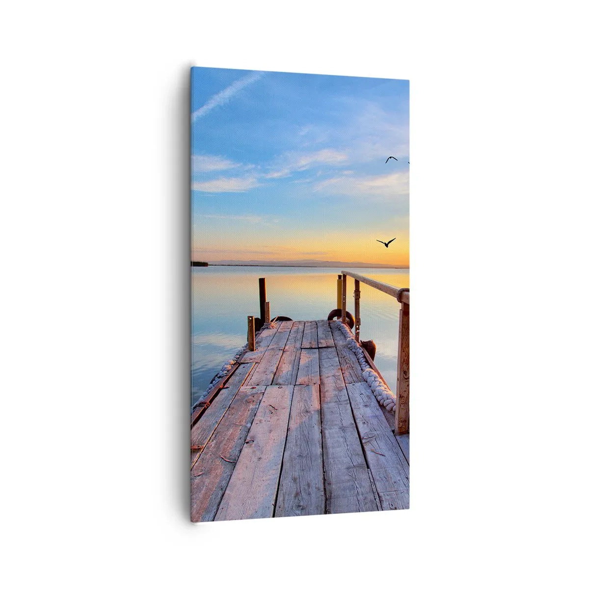 Quadro su tela - Stampe su Tela - Camminando verso il sole - 65x120 cm