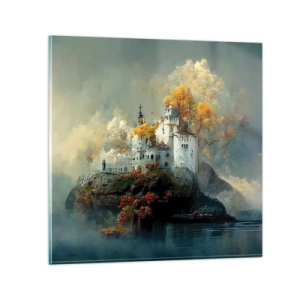 Quadro su vetro - Inizio di una storia romantica - 30x30 cm