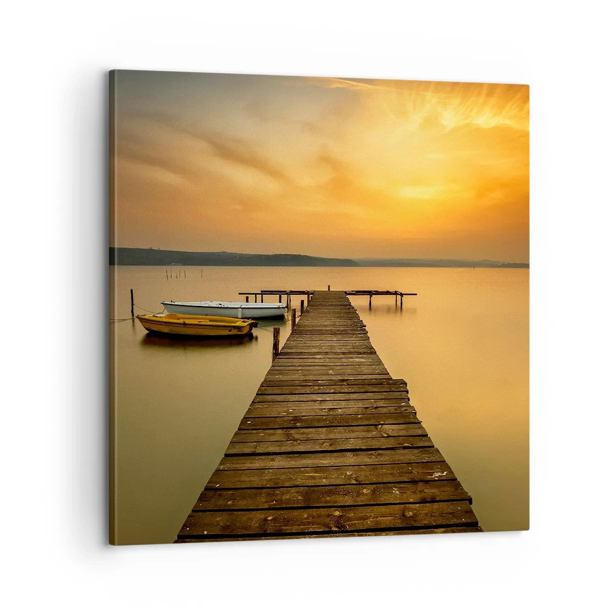 Quadro su tela - Stampe su Tela - Ti apro il cielo dorato - 60x60 cm