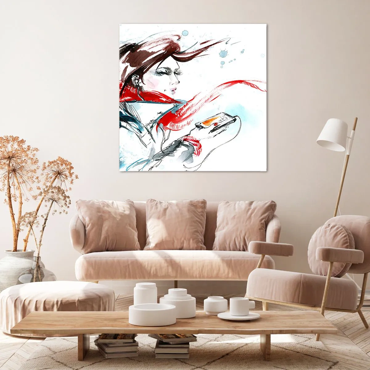 Quadro su tela - Stampe su Tela - Sentire la musica dentro - 40x40 cm