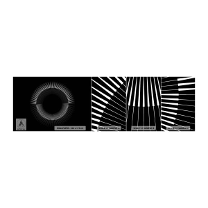 Campione di Fotomurale Adesivo Deluxe Sticker - Sole nero - Buio, Sole, Ruota - 100x30 cm