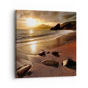 Quadro su tela - Stampe su Tela - Seguendo il sole verso le colline - 30x30 cm