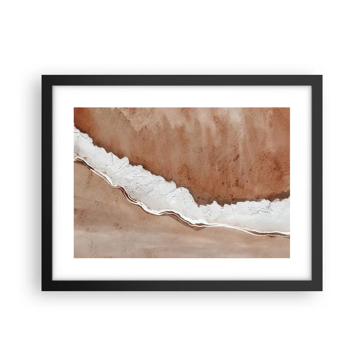 Poster in cornice nera - Nei colori della terra - 40x30 cm