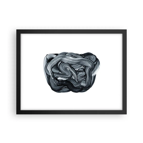 Poster in cornice nera - Non è così semplice - 40x30 cm