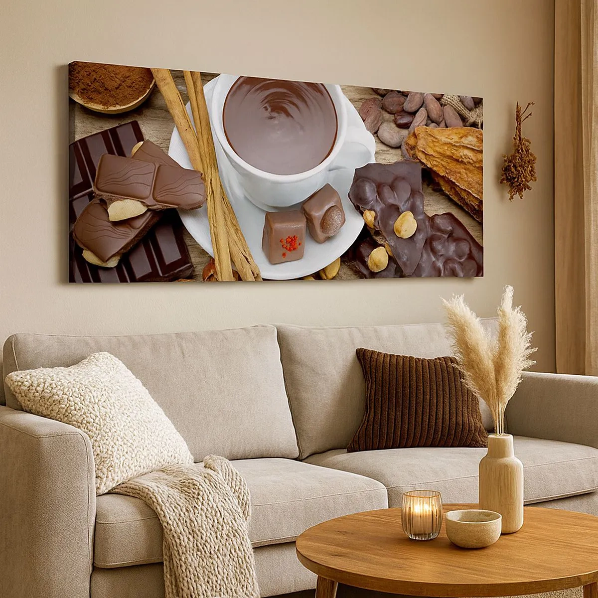 Quadro su tela - Stampe su Tela - Dalla fantastica fabbrica di cioccolato - 100x40 cm